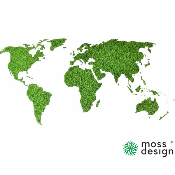 Wall moss map - Nordic lichen
